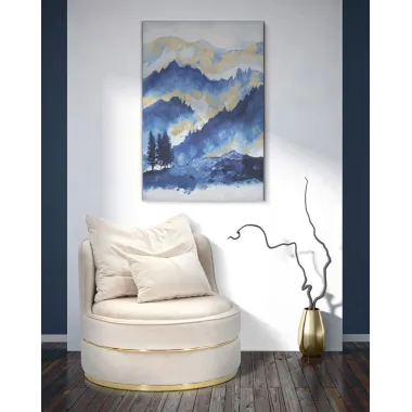 DRUKOWANY Obraz GÓRSKIE DRZEWO 80X3X120 cm